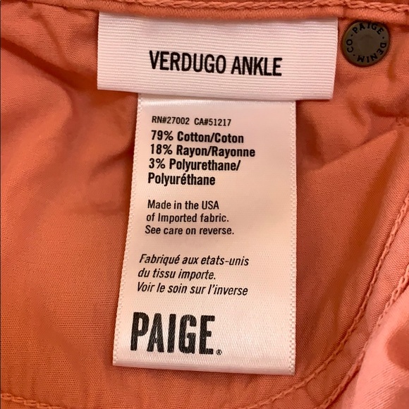 Paige Color Jeans - Picture 9 of 10